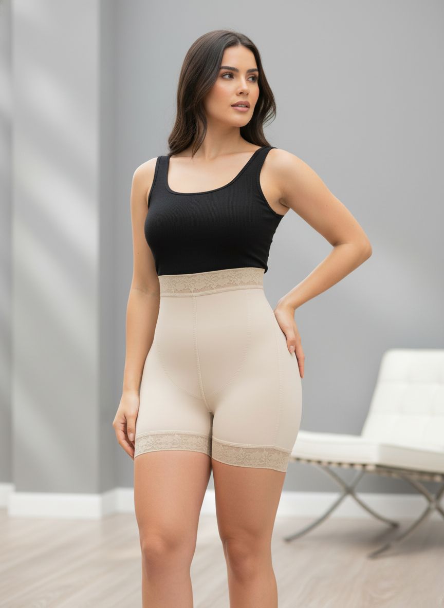 SHORT CREMALLERA TIRO ALTO REF: 2627