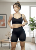 SHORT LICRA TIRO ALTO. Control total en el abdomen alto y bajo. Realce natural de glúteos. REF: 2654