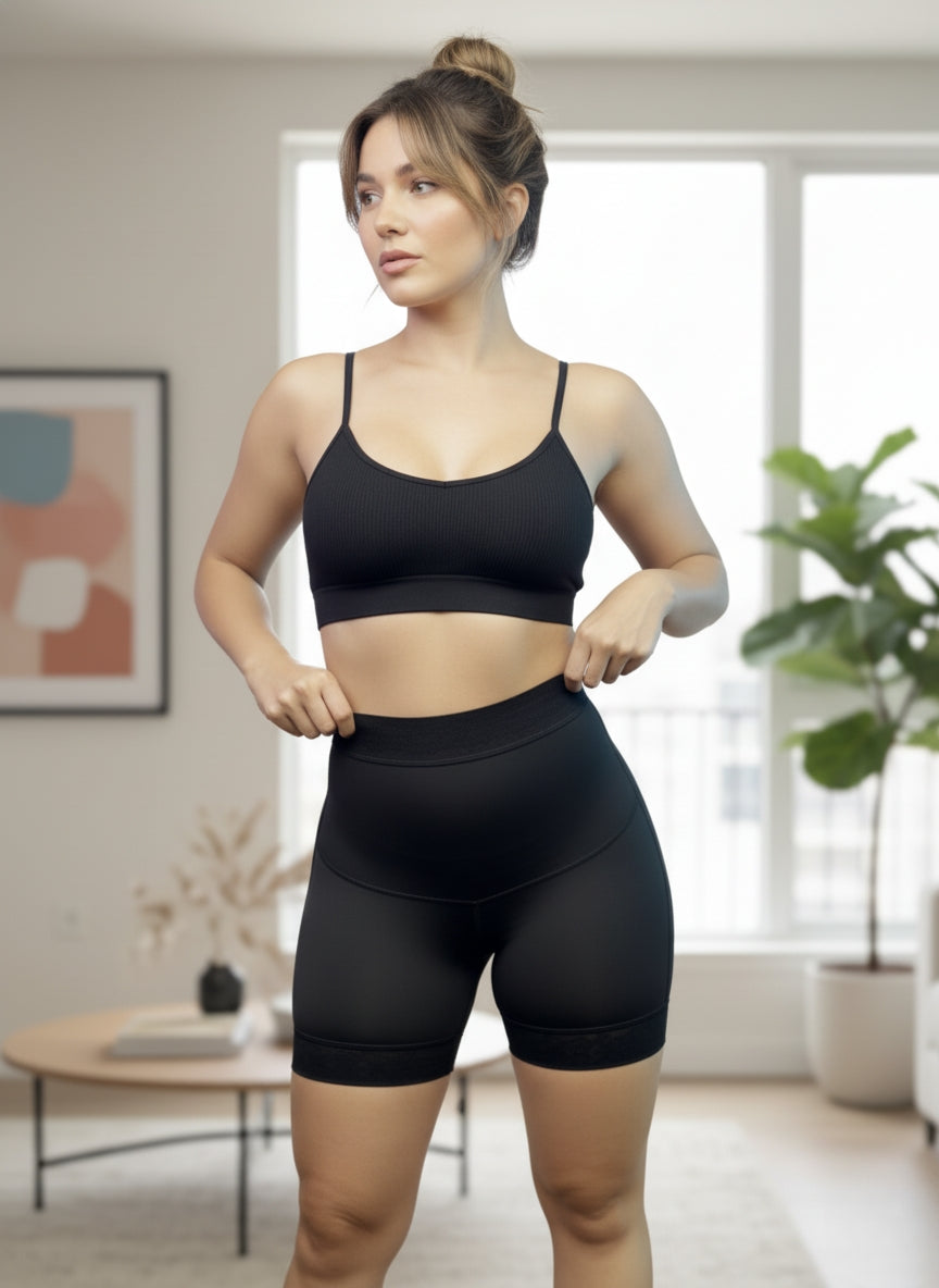 SHORT LICRA TIRO ALTO REF: 2654