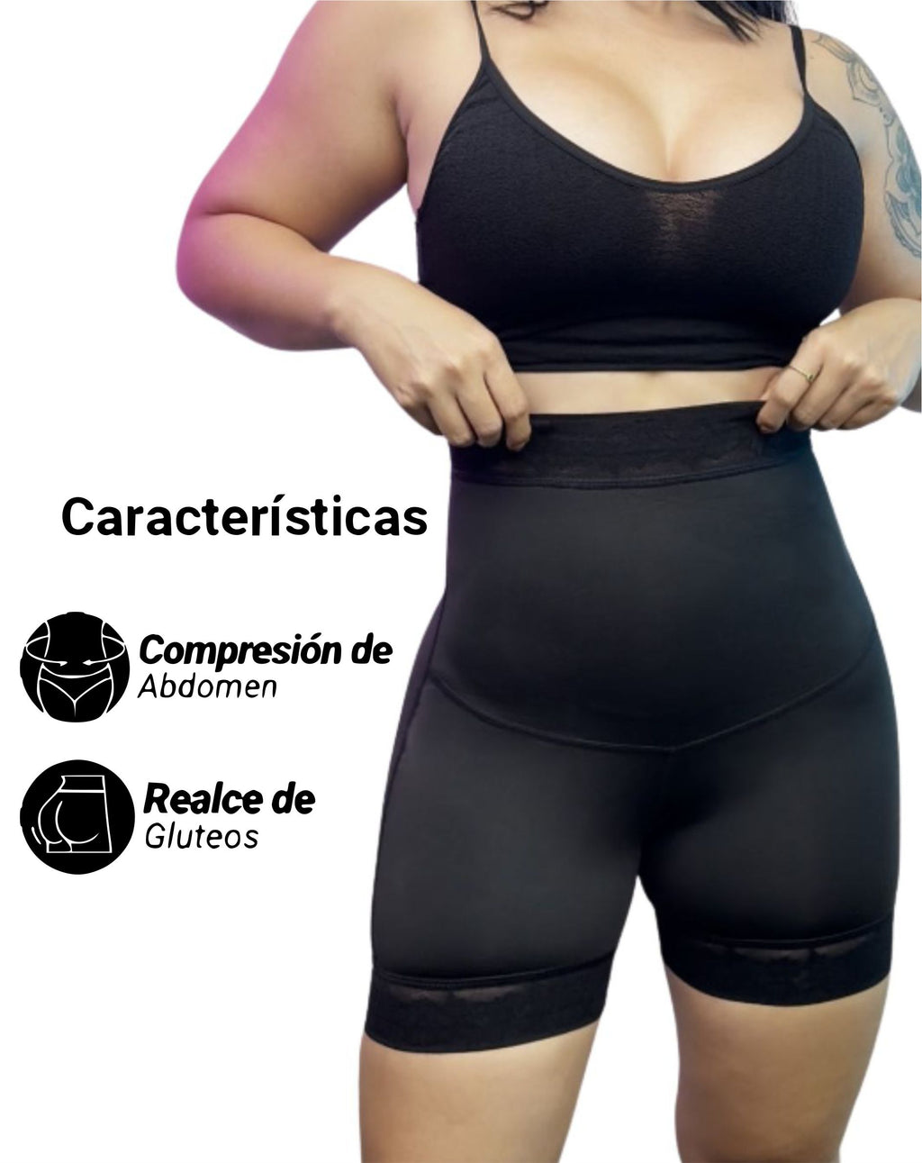 SHORT LICRA TIRO ALTO REF: 2654