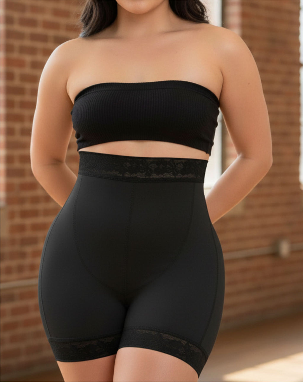 SHORT CREMALLERA TIRO ALTO REF: 2627