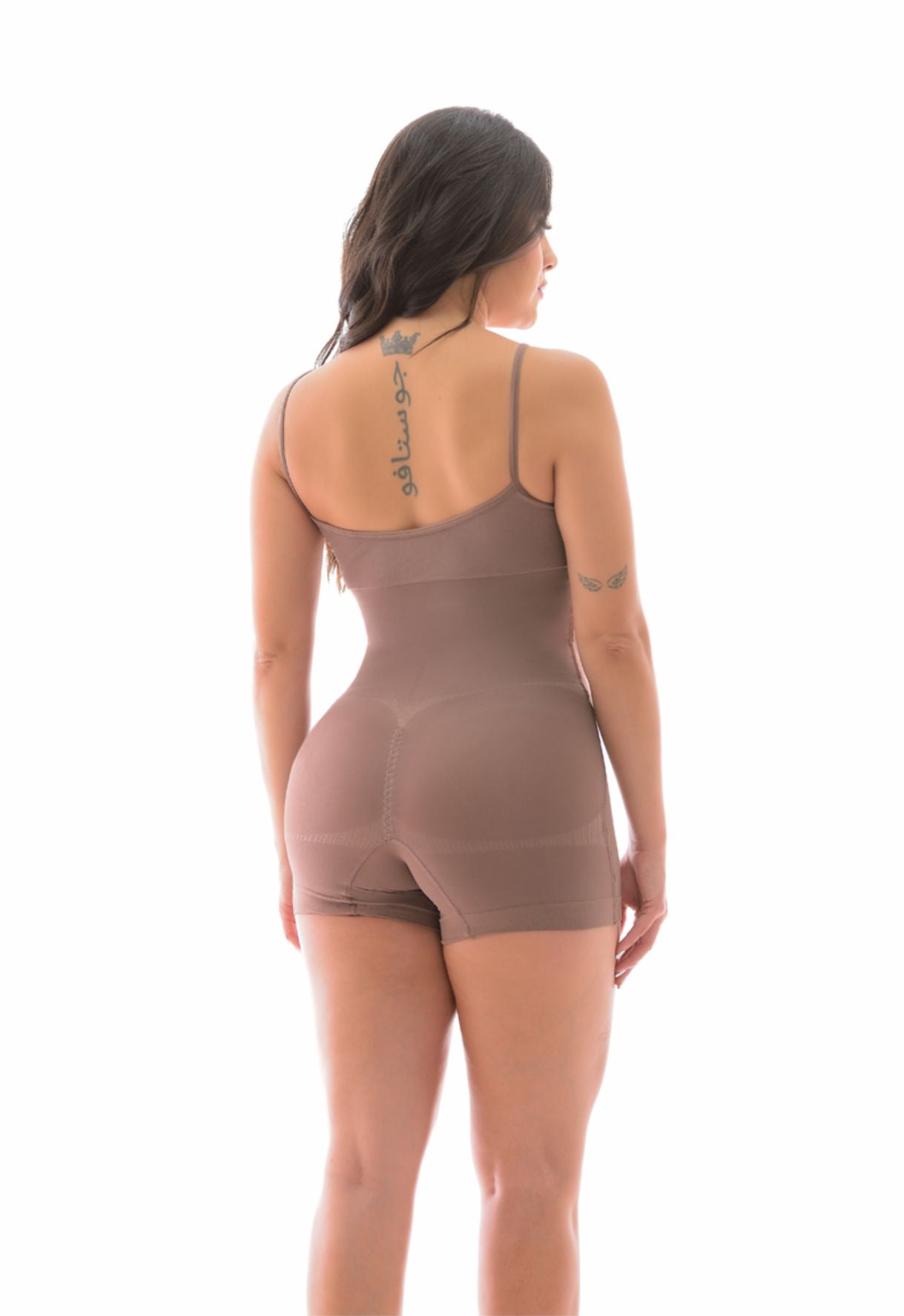 FAJA TEJIDA PIERNA CORTA CON TIRAS REF: 2672