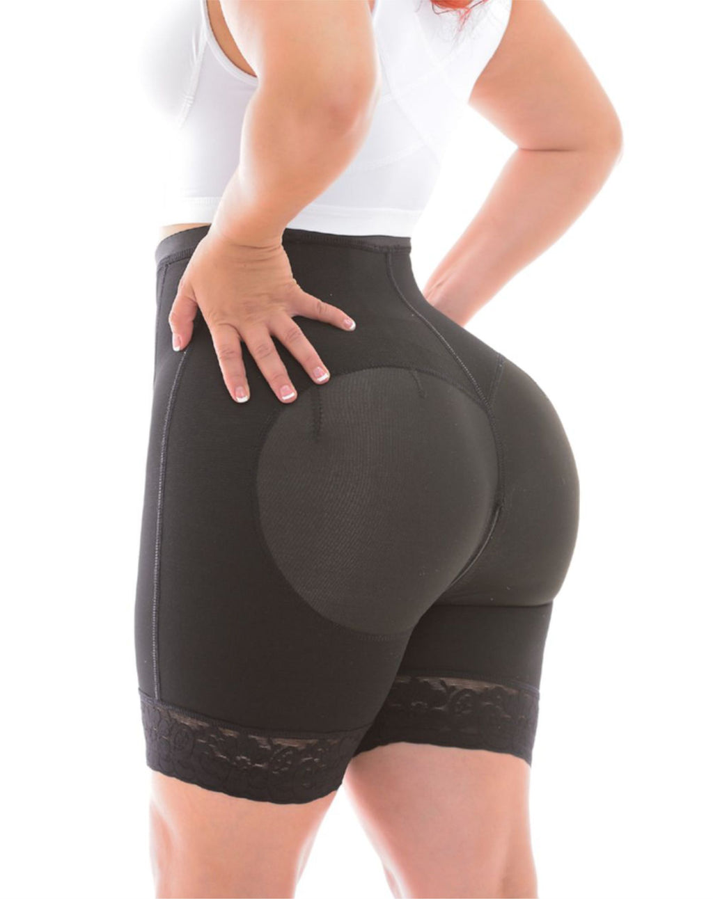 SHORT BROCHE TIRO ALTO REF: 2642