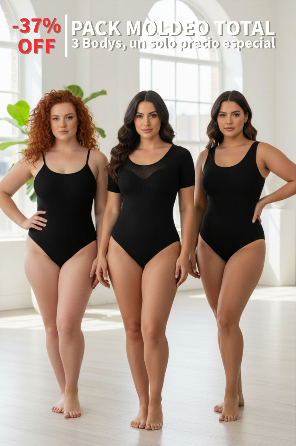 PACK MOLDEO TOTAL – 3 Bodys, un solo precio especial